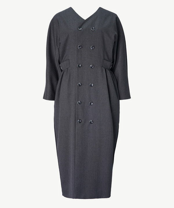 DOUBLE FRONT ONE PIECE 詳細画像 GRAY 4