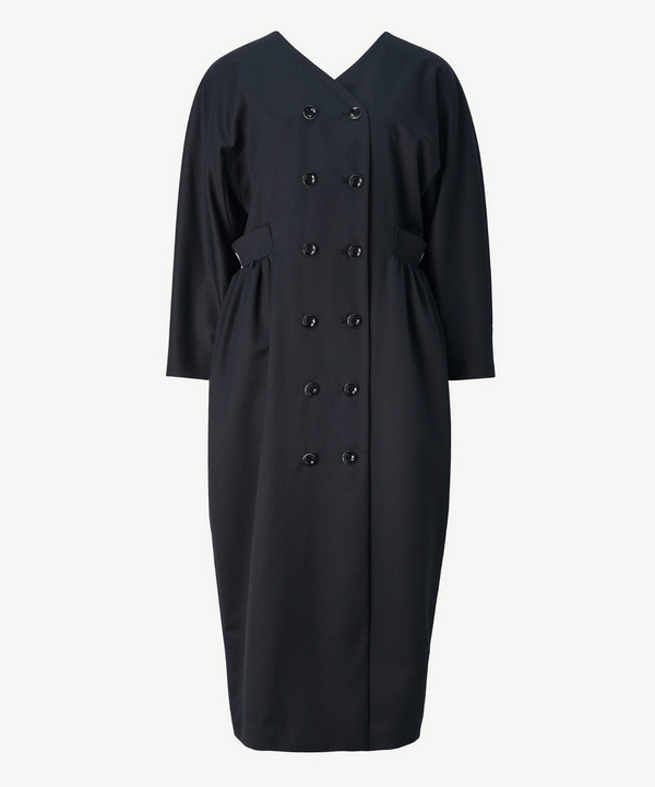 DOUBLE FRONT ONE PIECE 詳細画像 BLACK 1