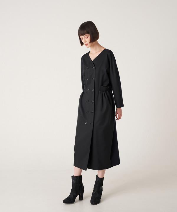 DOUBLE FRONT ONE PIECE 詳細画像 BLACK 10