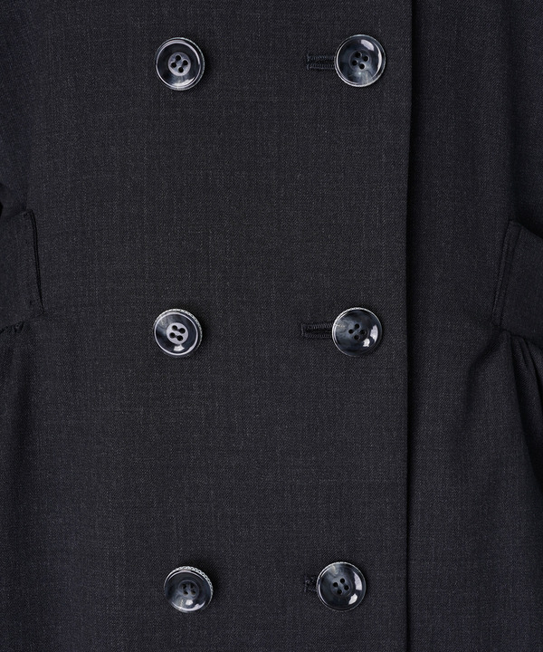 DOUBLE FRONT ONE PIECE 詳細画像 BLACK 6