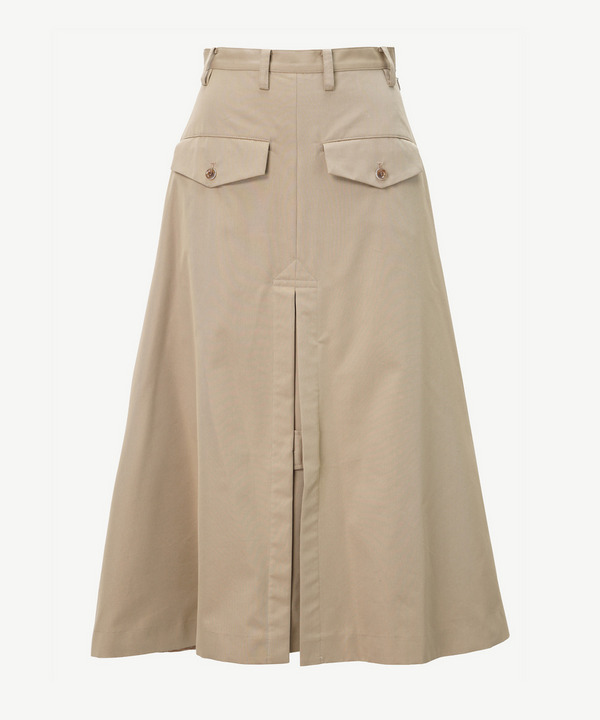 DOUBLE BACK SKIRT 詳細画像 BEIGE 1