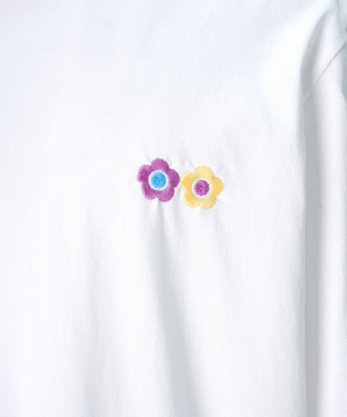 PHOTOCHROMIC FLOWER EMBROIDERY LONG T-SHIRT｜ANREALAGE OFFICIAL