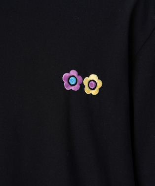 PHOTOCHROMIC FLOWER EMBROIDERY LONG T-SHIRT 詳細画像