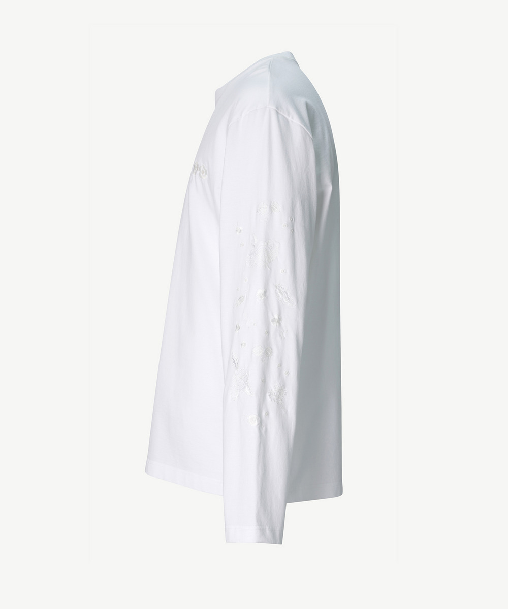 PHOTOCHROMIC FLOWER EMBROIDERY LONG T-SHIRT