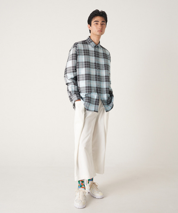 PHOTOCHROMIC CHECK SHIRTS 詳細画像 BLACK 8