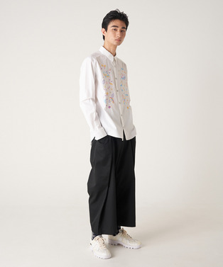 PHOTOCHROMIC FLOWER EMBROIDERY SHIRT 詳細画像