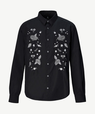 PHOTOCHROMIC FLOWER EMBROIDERY SHIRT 詳細画像