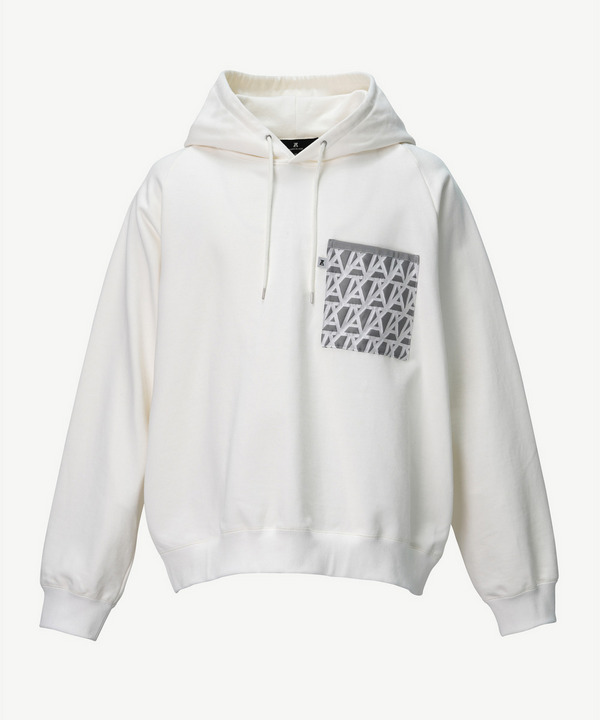 PHOTOCHROMIC AZ POCKET HOODIE 詳細画像 WHITE 2