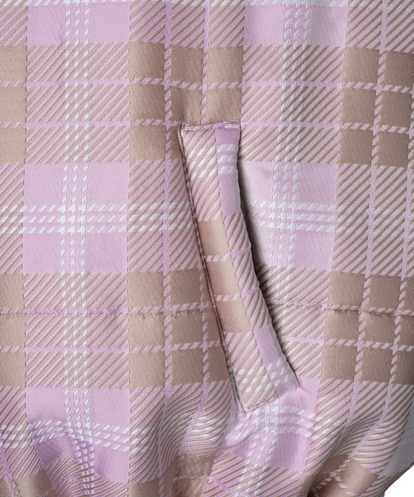 PHOTOCHROMIC CHECK PUFF NO SLEEVE JACKET 詳細画像 BEIGE 5