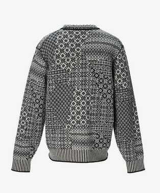 PATCHWORK NORDIC KNIT PULLOVER 詳細画像