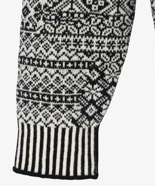 PATCHWORK NORDIC KNIT PULLOVER 詳細画像