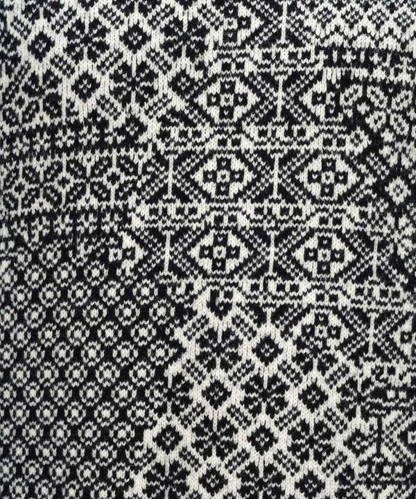 PATCHWORK NORDIC KNIT PULLOVER 詳細画像 RED 5