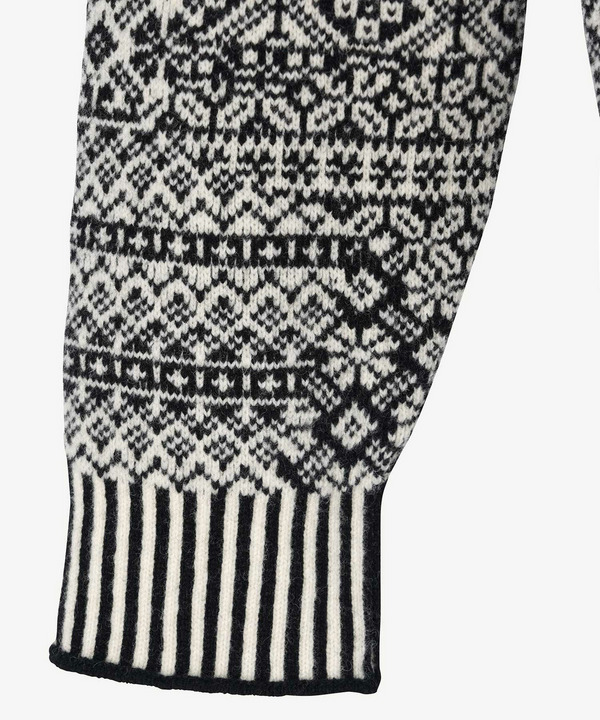 PATCHWORK NORDIC KNIT PULLOVER 詳細画像 RED 6