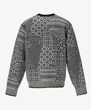 PATCHWORK NORDIC KNIT CARDIGAN 詳細画像