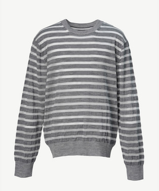 PHOTOCHROMIC BORDER CREW KNIT 詳細画像