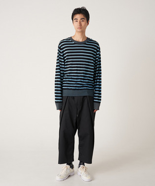 PHOTOCHROMIC BORDER CREW KNIT 詳細画像