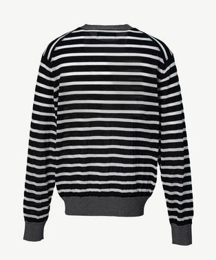 PHOTOCHROMIC BORDER CREW KNIT 詳細画像