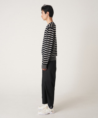 PHOTOCHROMIC BORDER CREW KNIT 詳細画像