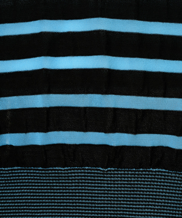 PHOTOCHROMIC BORDER CREW KNIT 詳細画像 BLACK 5