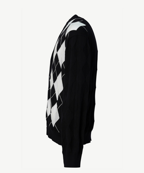 PHOTOCHROMIC ARGYLE CARDIGAN 詳細画像 GRAY 3