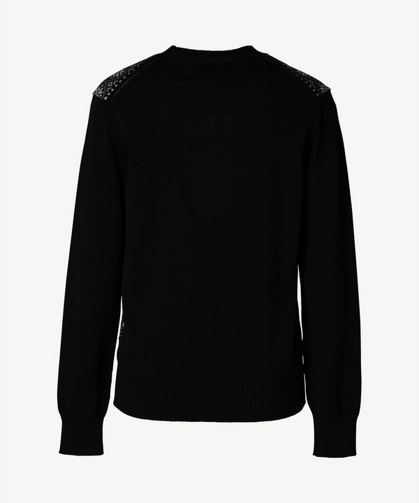 PHOTOCHROMIC NORDIC CREW KNIT 詳細画像 BLACK 4
