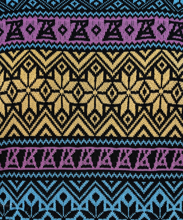 PHOTOCHROMIC NORDIC CREW KNIT 詳細画像 BLACK 5