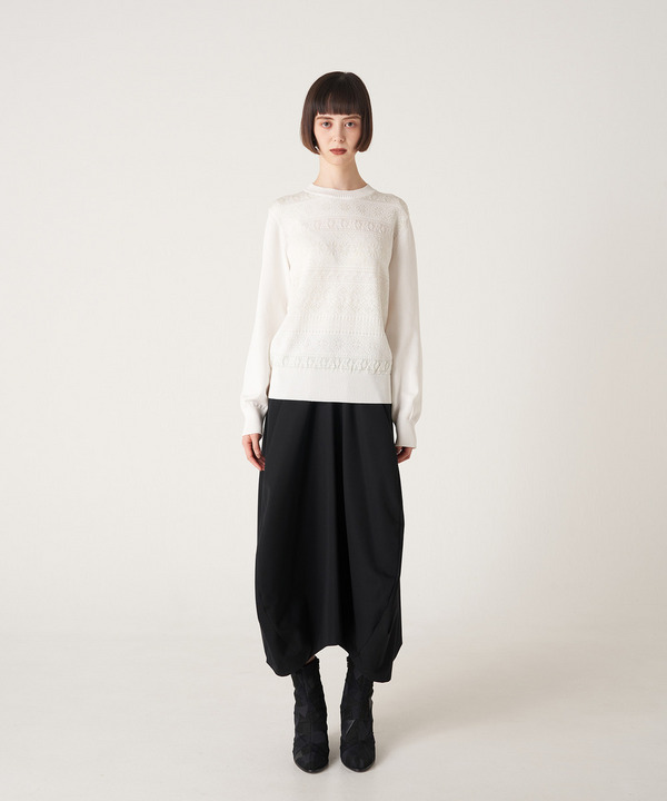 PHOTOCHROMIC NORDIC CREW KNIT 詳細画像 BLACK 7