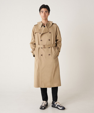 DOUBLE FRONT TRENCH COAT 詳細画像