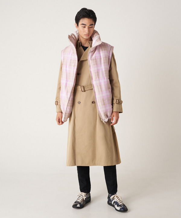 DOUBLE FRONT TRENCH COAT 詳細画像 BEIGE 10