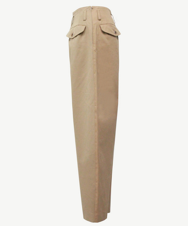 DOUBLE BACK SLACKS 詳細画像 BEIGE 2