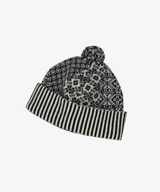 PATCHWORK NORDIC KNIT CAP