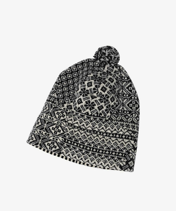 PATCHWORK NORDIC KNIT CAP 詳細画像 RED 3