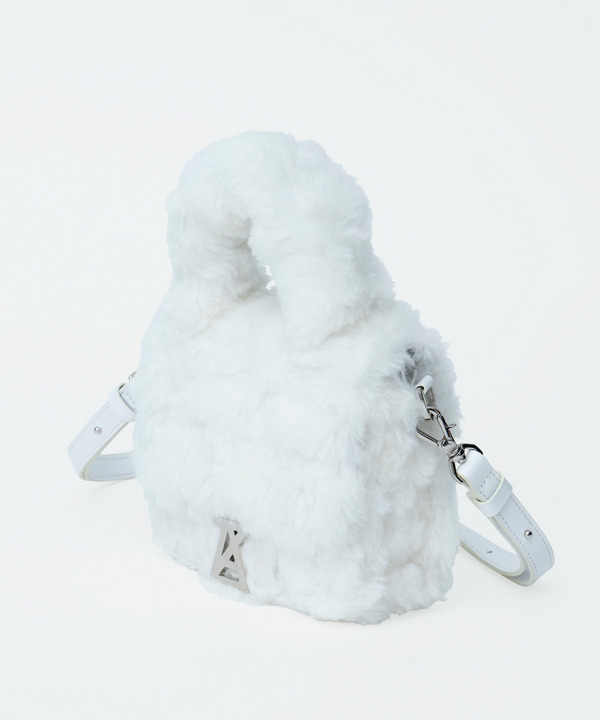PHOTOCHROMIC LOGO FUR BAG 詳細画像 WHITE→PURPLE MONOGRAM  6