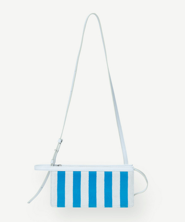 PHOTOCHROMIC VELVET BAG 詳細画像 WHITE→BLUE STRIPE 2