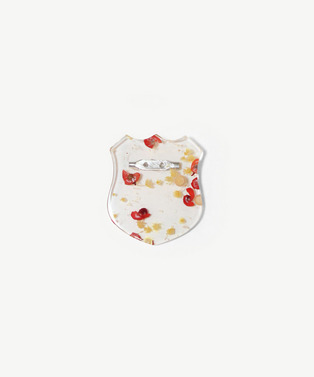 EMBLEM A BROOCH