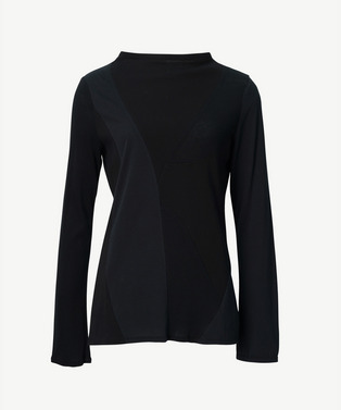 CURVED PATCHWORK JERSEY TOP 詳細画像
