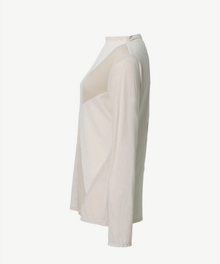 CURVED PATCHWORK JERSEY TOP 詳細画像