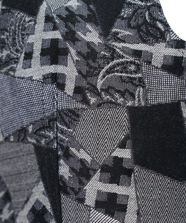 PATCHWORK JACQUARD BUSTIER 詳細画像 NAVY 5