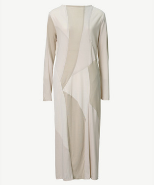 CURVED PATCHWORK JERSEY DRESS 詳細画像