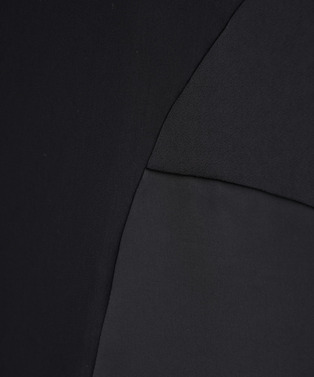 CURVED PATCHWORK SATIN SKIRT 詳細画像