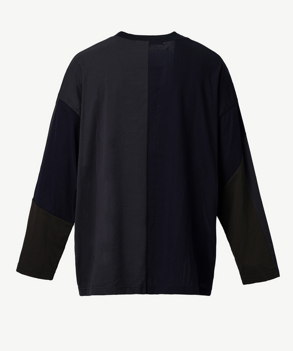 PANEL PATCHWORK LONG TEE 詳細画像 BLACK 3
