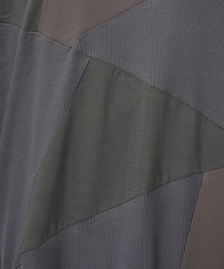 PANEL PATCHWORK 3/4SLEEVE JERSEY TOP 詳細画像