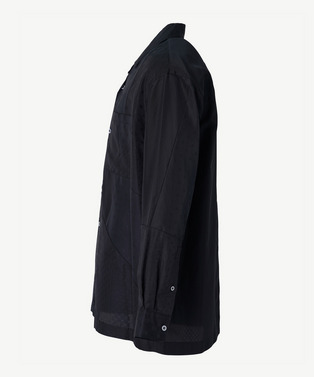 PANEL PATCHWORK CUPRO SHIRT 詳細画像