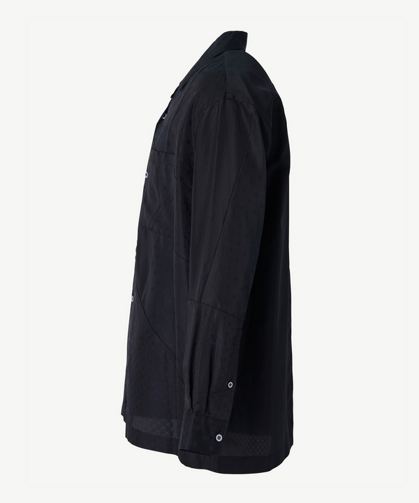 PANEL PATCHWORK CUPRO SHIRT 詳細画像 NAVY 4