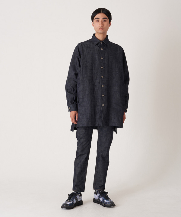 AZ DENIM LONG SHIRT 詳細画像 INDIGO 5