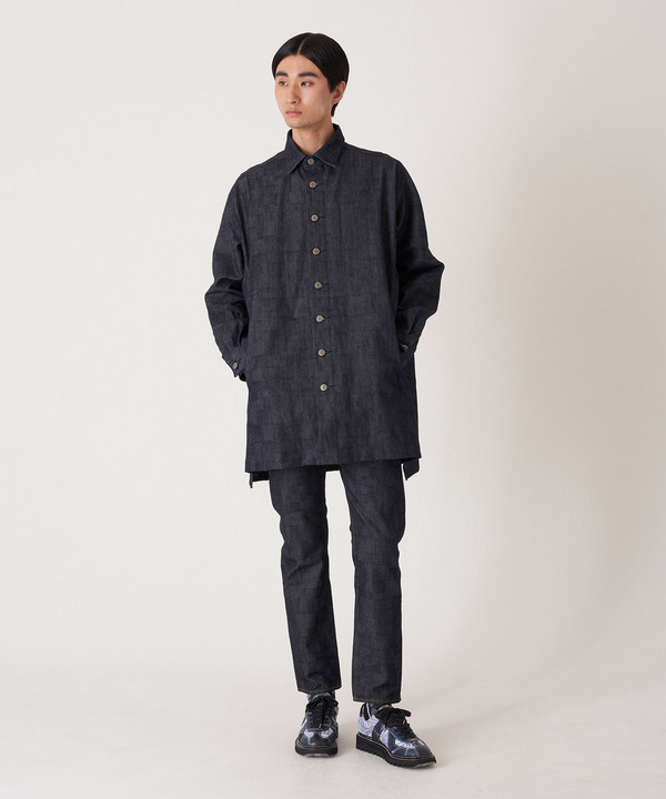 AZ DENIM LONG SHIRT 詳細画像 INDIGO 8