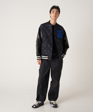 PATCHWORK JACQUARD STADIUM JUMPER 詳細画像
