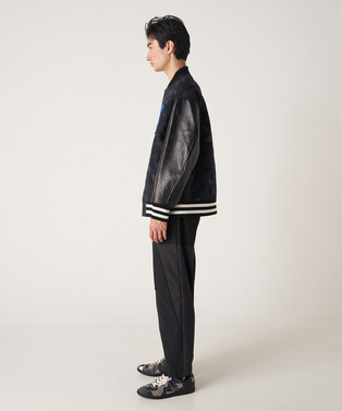 PATCHWORK JACQUARD STADIUM JUMPER 詳細画像