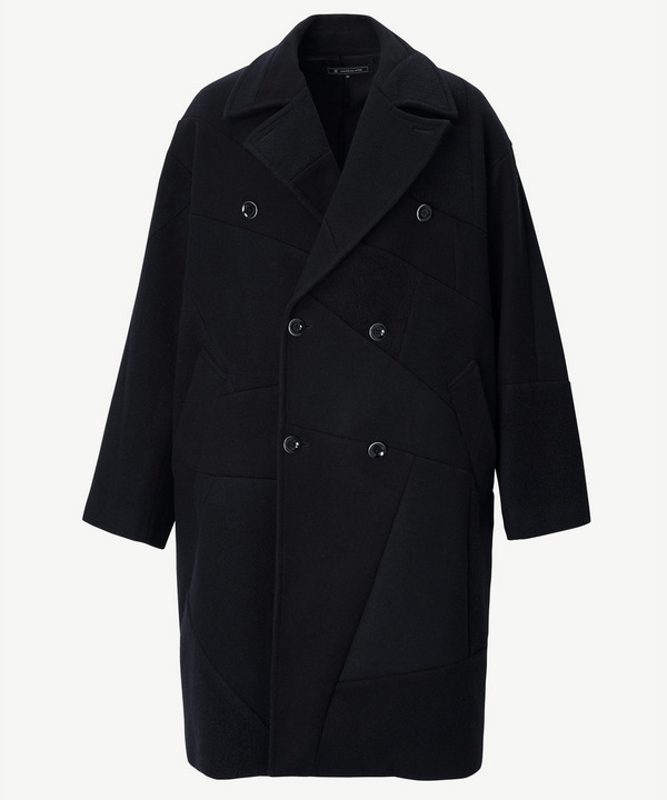 PANEL PATCHWORK WOOL COAT｜ANREALAGE OFFICIAL ONLINE SHOP