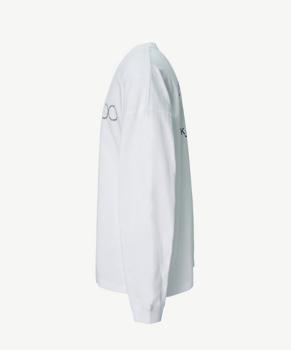AZ SPIRAL LONG TEE 詳細画像 WHITE 2